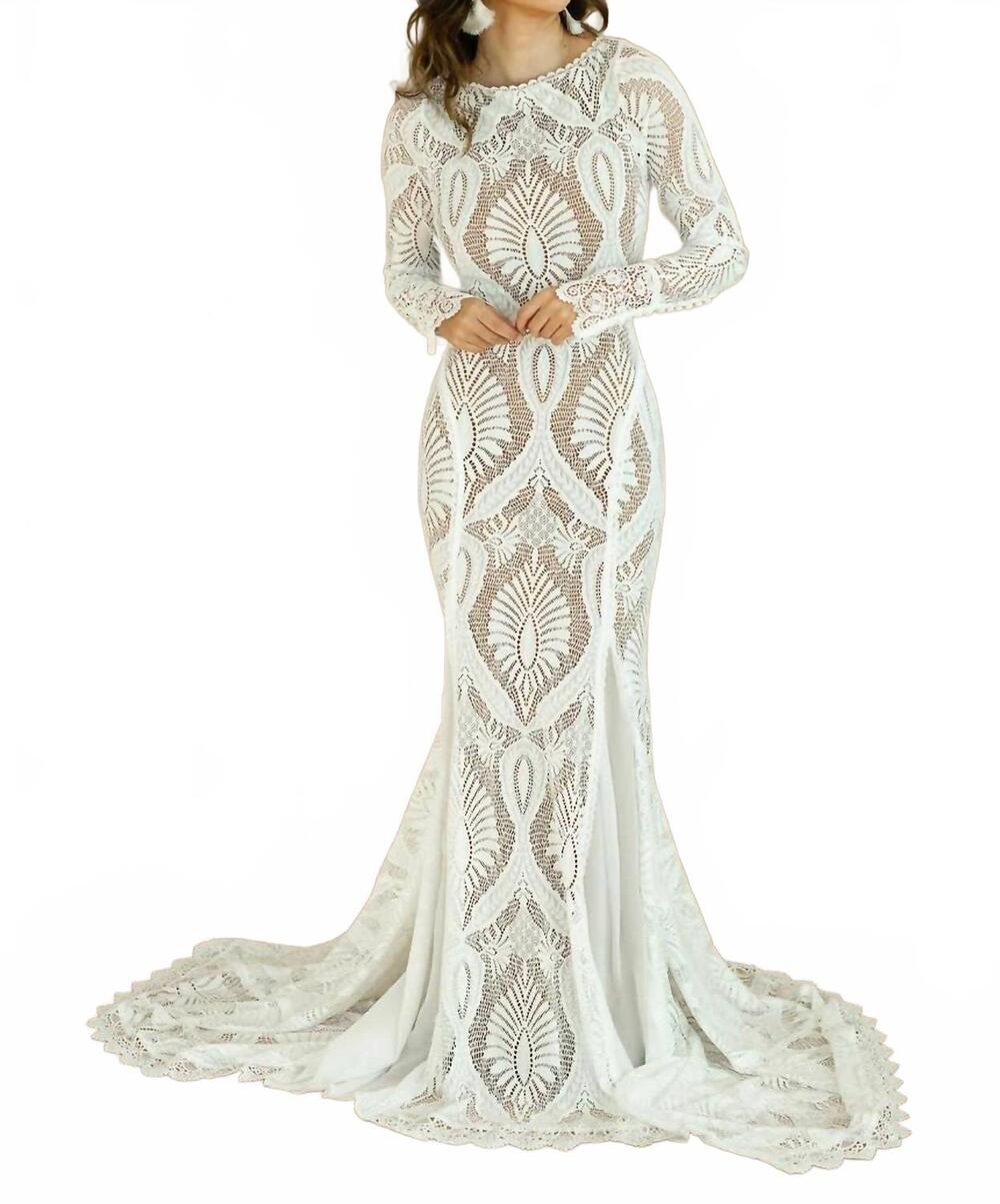 NEW JOYFOLIE mirelle bridal gown in white